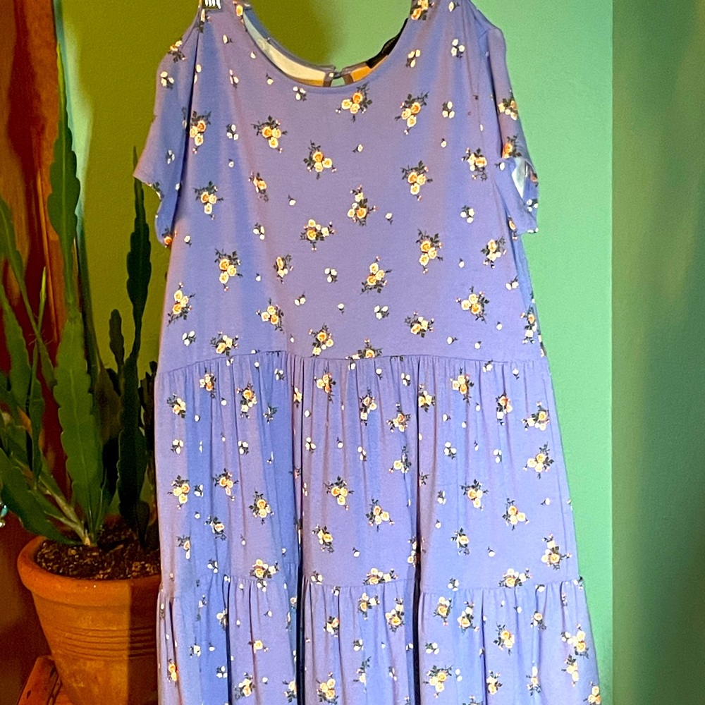 Forever 21 Floral T-Shirt Dress